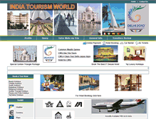 Tablet Screenshot of indiatourismworld.com